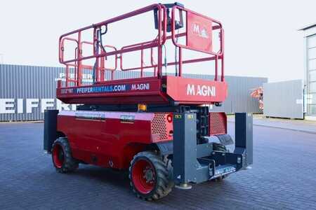 Pracovní plošina s nůžkovým zdvihem - Magni DS1218RT Valid inspection, Diesel, 4x4 Drive, 12m (8)