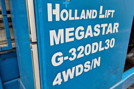 Levantamento tesoura - Holland Lift Megastar G320DL30 4WDS/N Diesel, 4x4x4 Drive, 34m (10)
