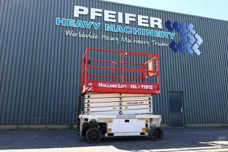 Pracovní plošina s nůžkovým zdvihem - Holland-Lift Ecostar HL-11812 Electric, 14m Working Height, 300 (1)