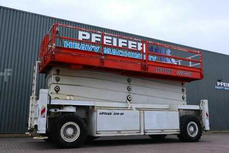 Scissors Lifts - Liftlux SL320-30DS Diesel, 4x4 Drive, 34m Working Height, (1)