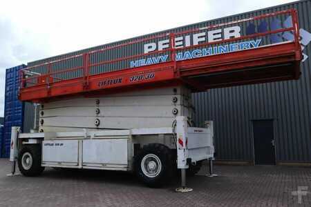 Scissors Lifts - Liftlux SL320-30DS Diesel, 4x4 Drive, 34m Working Height, (10)