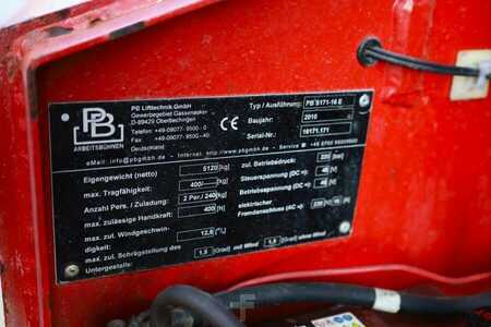 Pracovní plošina s nůžkovým zdvihem - PB LIFT S171-16E Electric, 17.3m Working Height, 400k (6)