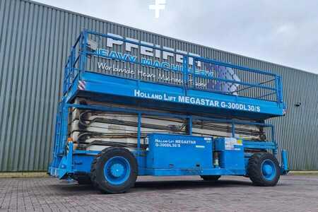 Scissors Lifts - Holland-Lift Megastar G-300DL30/S Diesel, 4x4x4 Drive, 33.5m Wo (1)