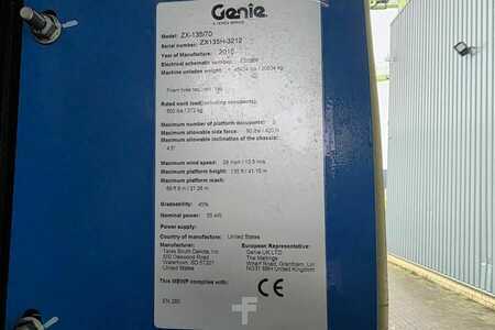 Articulated Boom - Genie ZX135/70 Diesel, 4x4x4 Drive, 43m Lifting Height, (6)