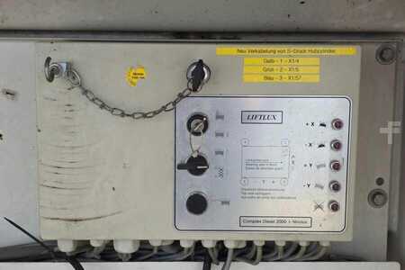 Ollós munka emelvény - Liftlux SL210-25D4WDS/P Diesel, Hydraulic Deck Extension, (13)