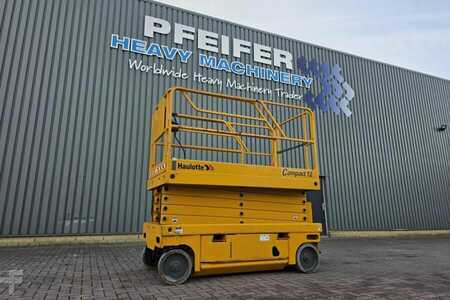 Scherenarbeitsbühne - Haulotte Compact 12 Electric, 12m Working Height, 300kg Cap (1)