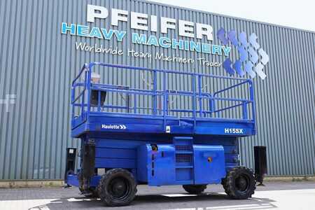 Scherenarbeitsbühne - Haulotte H15SX Diesel, 4x4 Drive 15 Working Height, 500kg C (1)