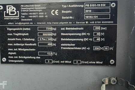 Sakse arbejds platform - PB LIFT S151-19EGI Electric, 4x4 Drive, 15m Working H (6)