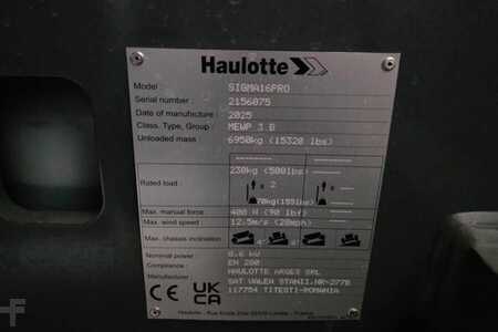 Csukló munka emelvény - Haulotte SIGMA 16PRO NEW / UNUSED, Valid Inspection, *Guara (6)