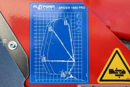 Articulated Boom - Platform Basket Spider 18.90 PRO CE Declaration, Valid inspection, (19)