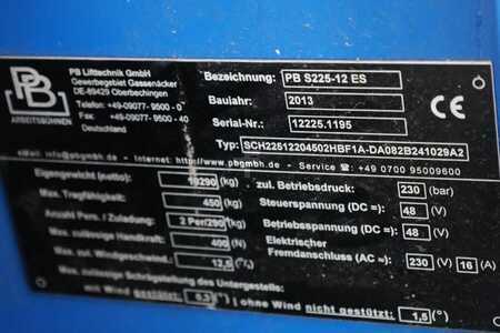 Sakse arbejds platform - PB Lifttechnik S225-12ES Electric, 22.5m Working Height, 450kg Ca (6)