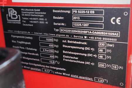 Sakse arbejds platform - PB Lifttechnik S225-12ES Electric, 4x2 Drive, 22.5m Working Heigh (6)