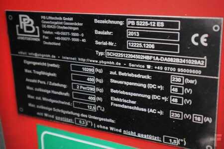 Sakse arbejds platform - PB Lifttechnik S225-12ES Electric, 4x2 Drive, 22.5m Working Heigh (6)