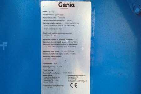 Piattaforme aeree articolate - Genie Z34/22 As-Is, Diesel, 4x4 Drive, 12.6m Working Hei (7)