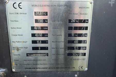 Articulated Boom - Zoomlion ZA16JERT-LI NEW / UNUSED, Valid Inspection, *Guara (6)