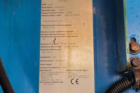 Piattaforme telescopiche - Genie S125 As-Is, Diesel, 4x4x4 Drive, 40.1m Working Hei (6)