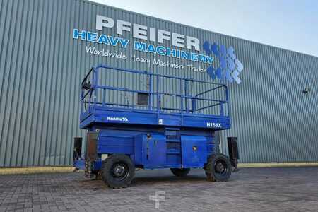 Sakse arbejds platform - Haulotte H15SX As-Is, Diesel, 4x4 Drive 15 Working Height, (1)