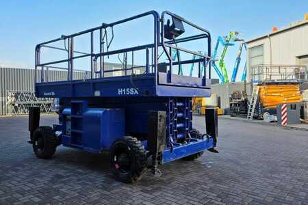 Sakse arbejds platform - Haulotte H15SX As-Is, Diesel, 4x4 Drive 15 Working Height, (7)