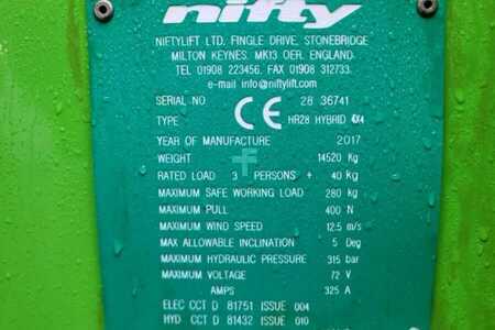 Articulated Boom - Niftylift HR28 Hybrid 4x4 As-Is, Hybrid, 4x4 Drive, 28m Work (6)