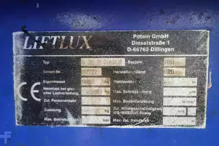 Ollós munka emelvény - Liftlux SL205-25 D4WDS/P As-Is, Diesel, 4x4 Drive, Hydraul (6)