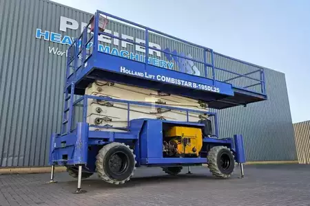 Scherenarbeitsbühne - Holland-Lift COMBISTAR B-195DL25-4WD/P/N Diesel, 4x4 Drive, 21. (10)