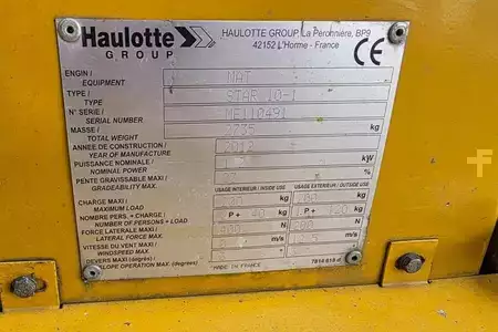 Unipersonales - Haulotte STAR 10 Electric, 10m Working Height, 3m Reach, 20 (7)