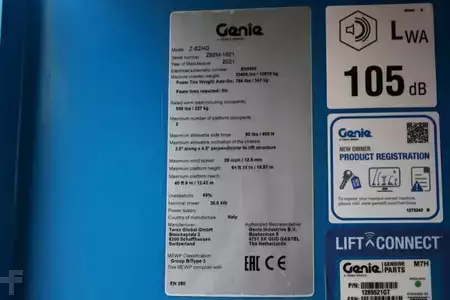 Led arbejdsplatform - Genie Z62/40 Diesel, 4x4 Drive, 21m Working Height, 12.5 (7)