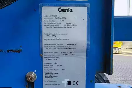 Puominostimet  Genie Z-45/25JRT Diesel, 4x4 Drive, 16m Working Height, (6)