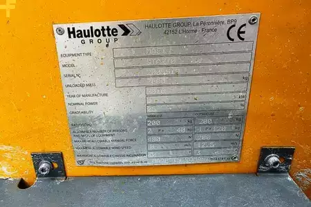 Ekspeditionsvogn - Haulotte STAR 10 Electric, 10m Working Height, 3m Reach, 20 (5)