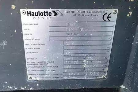 Nacelle à mât vertical - Haulotte Star 6 Electric, Batteries(2025) Non Marking Tyres (5)