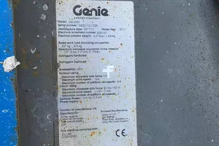 Plataforma Tijera - Genie GS2632 Electric, 10m Working Height, 227kg Capacit (7)
