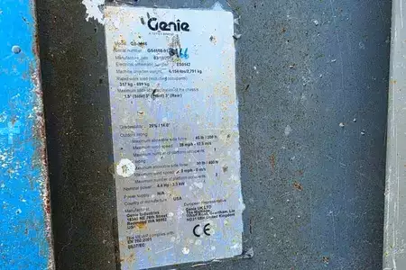 Pracovní plošina s nůžkovým zdvihem - Genie GS3246 Electric, Batteries(12-2024), Working Heigh (5)