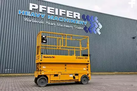 Scherenarbeitsbühne - Haulotte Compact 10N Electric, Batteries(03-2025) 10m Work (1)