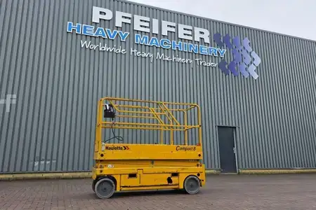 Scherenarbeitsbühne  Haulotte Compact 8 As-Is, Electric, 8m Working Height, 350k (1)