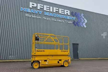 Scherenarbeitsbühne  Haulotte Compact 8 As-Is, Electric, 8m Working Height, 350k (1)