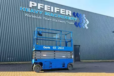 Plataforma Tijera - Genie GS2632 Electric, 10m Working Height, Non Marking T (1)