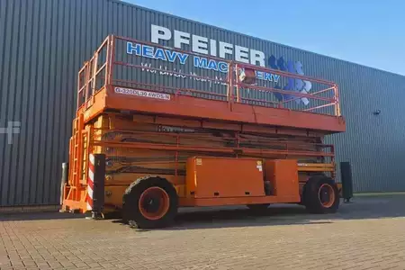 Schaarhoogwerker - Holland-Lift Megastar G320DL30-4WDS/N Diesel, 4x4x4 Drive, 34m (1)