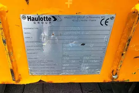 Nacelle à ciseaux - Haulotte Optimum 8 Electric, 7.77m Working Height, 230kg Ca (5)