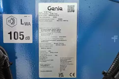 Telescopic Boom - Genie S65XC Trax Valid inspection, *Guarantee! Diesel, 4 (6)