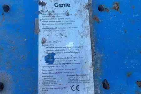 Sakse arbejds platform  Genie GS3246 Electric, Working Height 11.75 m, 318kg Cap (5)