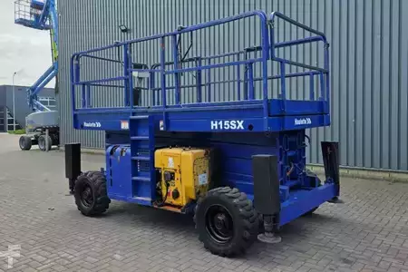 Sakse arbejds platform  Haulotte H15SDX Diesel, 4x4 Drive, 15 Working Height, 700kg (9)