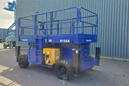 Sakse arbejds platform  Haulotte H15SDX Diesel, 4x4 Drive, 15 Working Height, 700kg (8)