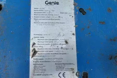 Pracovní plošina s nůžkovým zdvihem  Genie GS3246 Electric, Working Height 11.75 m, 318kg Cap (5)