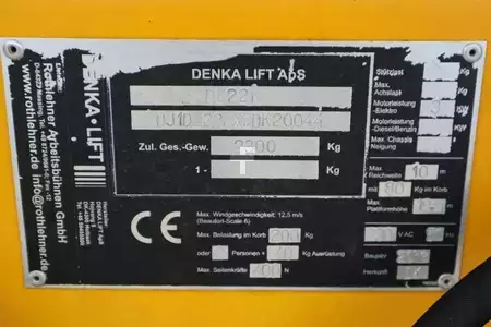 Articulating boom - Denka Lift DL22N Electric, 22m Working Height, 12m Reach, Sim (7)