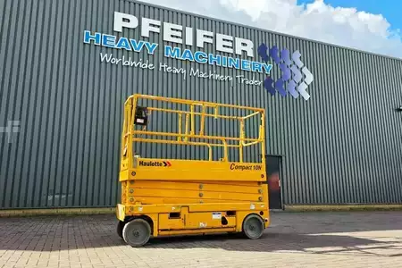 Nacelle à ciseaux 2016  Haulotte Compact 10N Electric, 10m Working Height, 230kg Ca (1)
