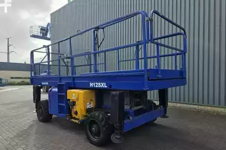Nacelle à ciseaux 2005  Haulotte H12SXL Diesel, 4x4 Drive, 12m Working Height, 700k (8)