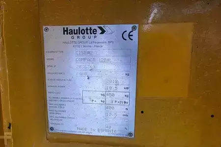 Ollós munka emelvény 2018  Haulotte Compact 12DX Diesel, 4x4 Drive, 12m Working Height (6)