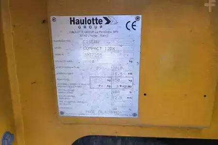 Ollós munka emelvény 2018  Haulotte Compact 12DX Diesel, 4x4 Drive, 12m Working Height (6)