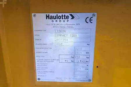 Ollós munka emelvény 2018  Haulotte Compact 12DX Diesel, 4x4 Drive, 12m Working Height (6)