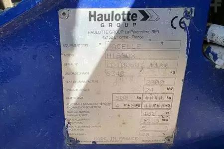 Sakse arbejds platform 2000  Haulotte H15SDX Diesel, 15m Working Height, 500kg Capacity, (7)